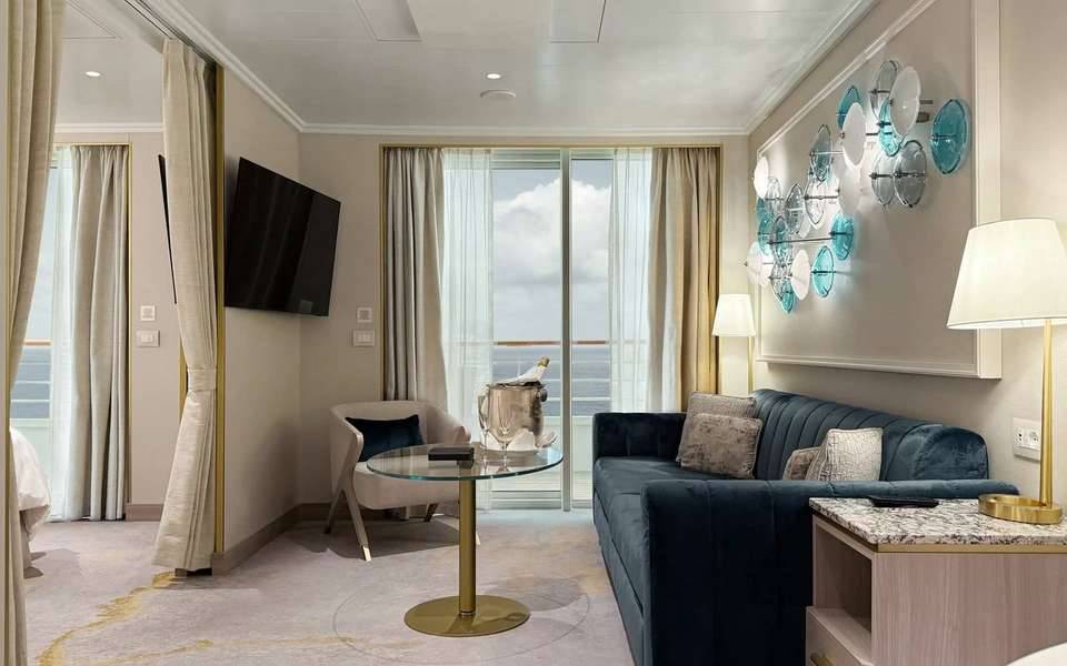 Crystal Serenity Sapphire Veranda Suite — luxury accommodation at sea